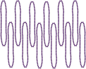 Purple 12 Pack Party Beads | Festivals | Accessories