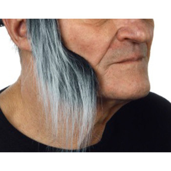 Full Sideburns Dark Grey | European Moustaches | Applications and Prosthetics