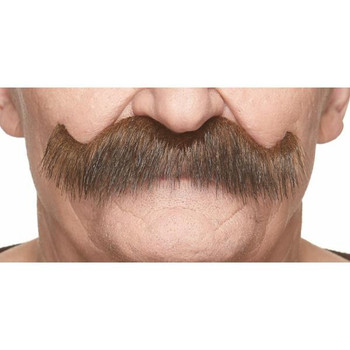 Gentleman Mustache | Brown and Grey | European Moustaches | Applications and Prosthetics