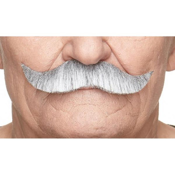 Vaudeville | Grey and White | European Moustaches | Applications and Prosthetics