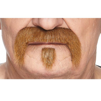 Biker Mustache | Light Brown | European Moustaches | Applications and Prosthetics