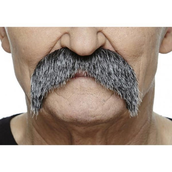 Western Sheriff | Salt and Pepper | European Moustaches | Applications and Prosthetics