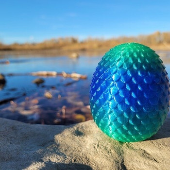 Large Sea Serpent Dragon Egg | Fantasy by Numbers | Artisan Crafted Items