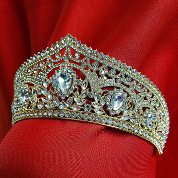 Gold Anastasia Style Crown | Crowns and Tiaras | Crowns and Tiaras