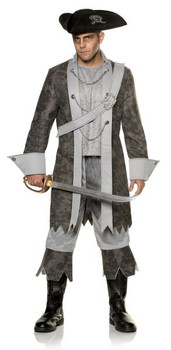 Phantom Ghost Pirate Plus Size Costume | Pirates | Mens Costumes