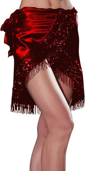 Black Burlesque Wrap Skirt | Entertainers | Costume Pieces