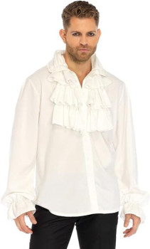 White Ruffle Front Shirt | Medieval | Costume Pieces