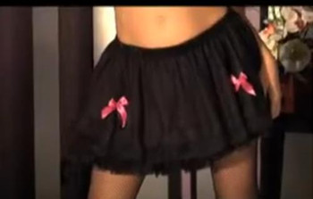 Three Layer Black Mesh Tutu Skirt with Pink Bows Plus Size | Legwear | Legwear and Tights