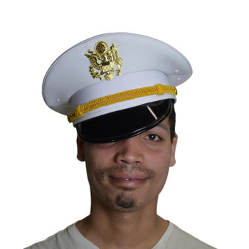 White Navy Commanders Hat | Jobs | Hats and Headpieces