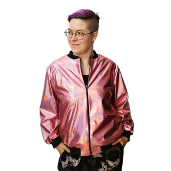 Holographic Pink Jacket | 1980s and 1990s | Costume Apparel