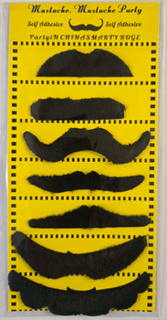Moustache Party 7 Pack | HMS | Applications and Prosthetics