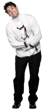 Asylum Straight Jacket Plus Size Costume | Novelty | Mens Costumes