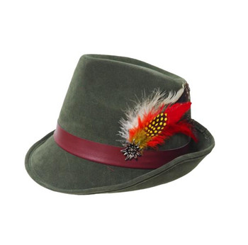 Oktoberfest Feather Trim Hat | Oktoberfest | Hats and Headpieces