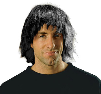 70s Shaggy Black Wig | 1970s | Wigs and Hair Pieces