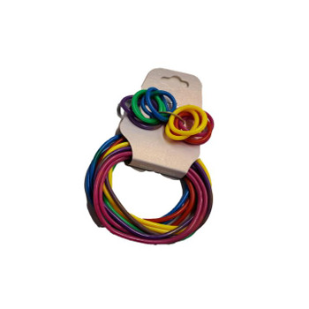 80s Rainbow Rubber Ring and Bracelet Set | 1980s | Costume Kits