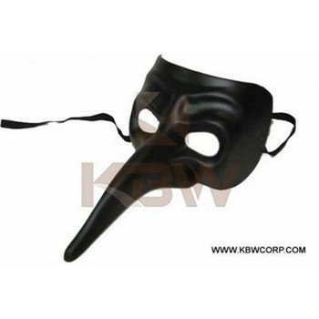Black Long Nose Masquerade Mask | Costume and Theatrical Masks