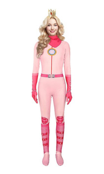 Princess Peach Racing Pink Jumpsuit Costume | Super Mario Bros | Womens Costumes