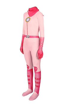 Princess Peach Racing Pink Jumpsuit Costume | Super Mario Bros | Womens Costumes