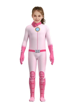 Princess Peach Pink Racing Jumpsuit | Super Mario Bros | Childrens Costumes