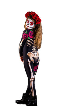 Day of the Dead Bodysuit | Halloween | Childrens Costumes
