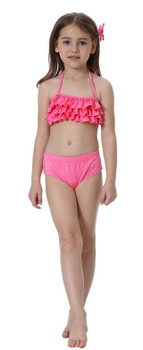 Rainbow Mermaid Pink Bikini Set | Mythical | Costume Kits