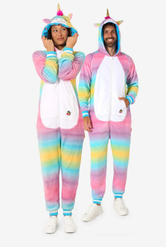 Pastel Rainbow Unicorn Adult Onesie | Animals | Adult Onesies