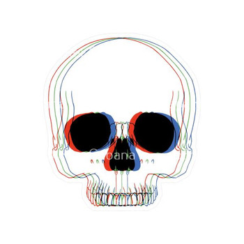 Trippy Skull Head | Sticker Cabana | Vinyl Stickers