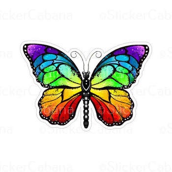Anti Social Butterfly | Sticker Cabana | Vinyl Stickers