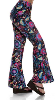 60s Paisley Bell Bottom Pants | 1960s | Costume Pieces
