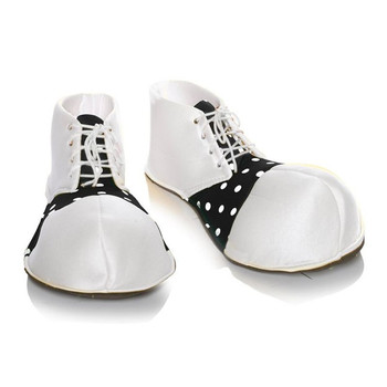 Polka Dot Black and White Clown Shoes | Clowns | Costume Footwear