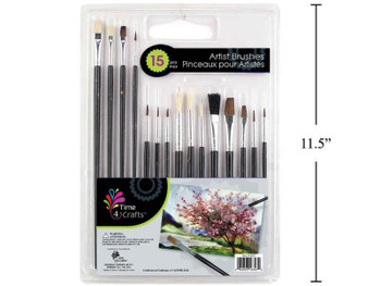 Artist Paint Brushes 15 Pack | Cosplay Supplies | Cosplay Supplies and Tools