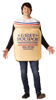 Grey Poupon Dijon Mustard Costume | Fun & Humor | Food | Adult Costumes