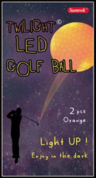 LED Golf Ball | Orange | Group Party Supplies | Novelty