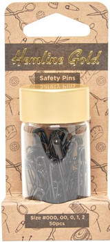 Black Assorted Size Safety Pins | Tools | Cosplay Supplies