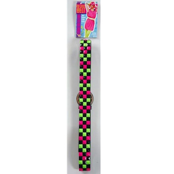 Neon Pink and Green Belt | 1980s | Accessories