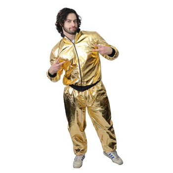 90s Hip Hop Metallic Gold Tracksuit | 1990s | Mens Costumes
