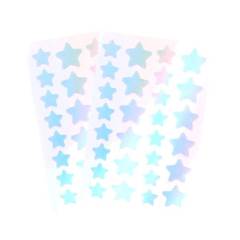 Neva Nude Iridescent Star Stickers | Festivals | Applications and Prosthetics