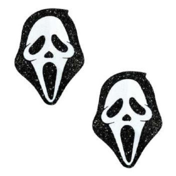 Neva Nude Glitter Ghostface Pasties | Festivals | Applications and Prosthetics