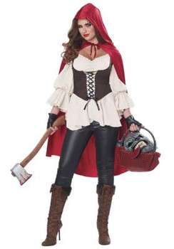 Aint Afraid of No Wolf Riding Hood Costume | Red Riding Hood | Womens Costumes