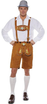 Light Brown Lederhosen Costume | Oktoberfest | Mens Costumes | Consignment
