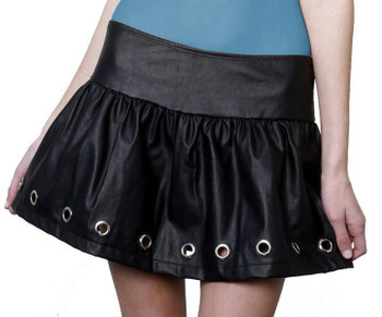 Leather Studded Skirt