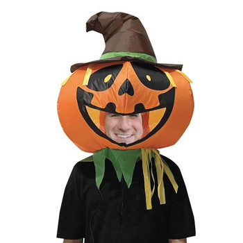 Inflatable Pumpkin Head | Halloween | Hats And Other Headpieces