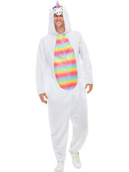 Unicorn Zip Front Onesie | Adult | Onesies Costumes