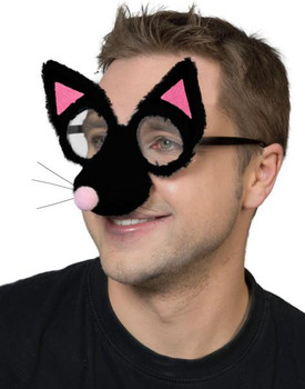 Fuzzy Cat Glasses | Animals | Novelty | Glasses and Eyeware