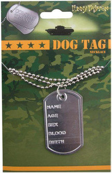 Military Dog Tags With Chain | Military | Accessories