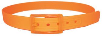 Neon Orange 80s Silicone Belt | 1980s | Accessories