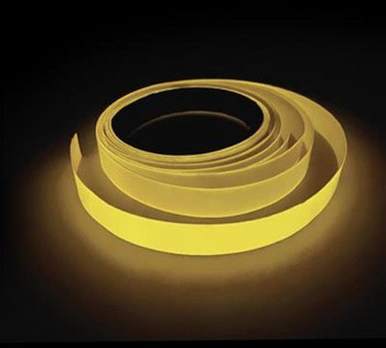 Neon Yellow UV Fluorescent Glow in the Dark Tape | Halloween | Decor