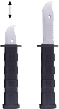10 Inch Retractable Military Combat Hunting Knife | Military | Props and Play Weapons