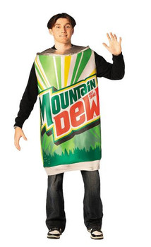 Mountain Dew Can Costume | Food and Beverage | Adult Costumes