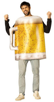 Frothy Beer Mug Costume | Food and Beverage | Adult Costumes